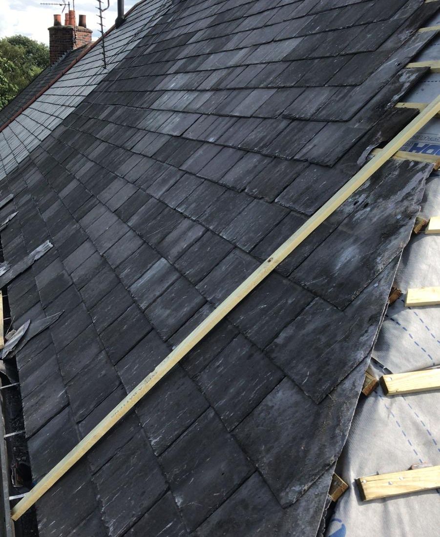 slate roof