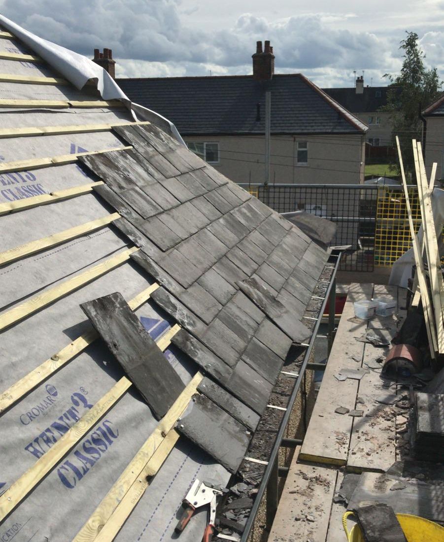 slate roof