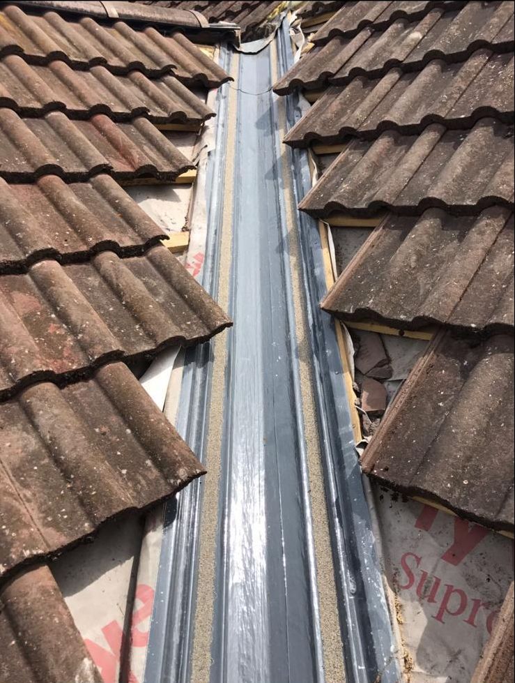 roof drainage after