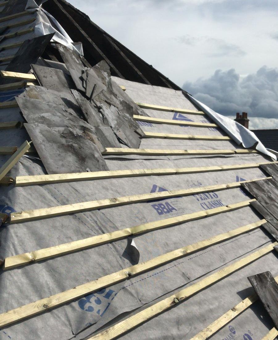 slate roof