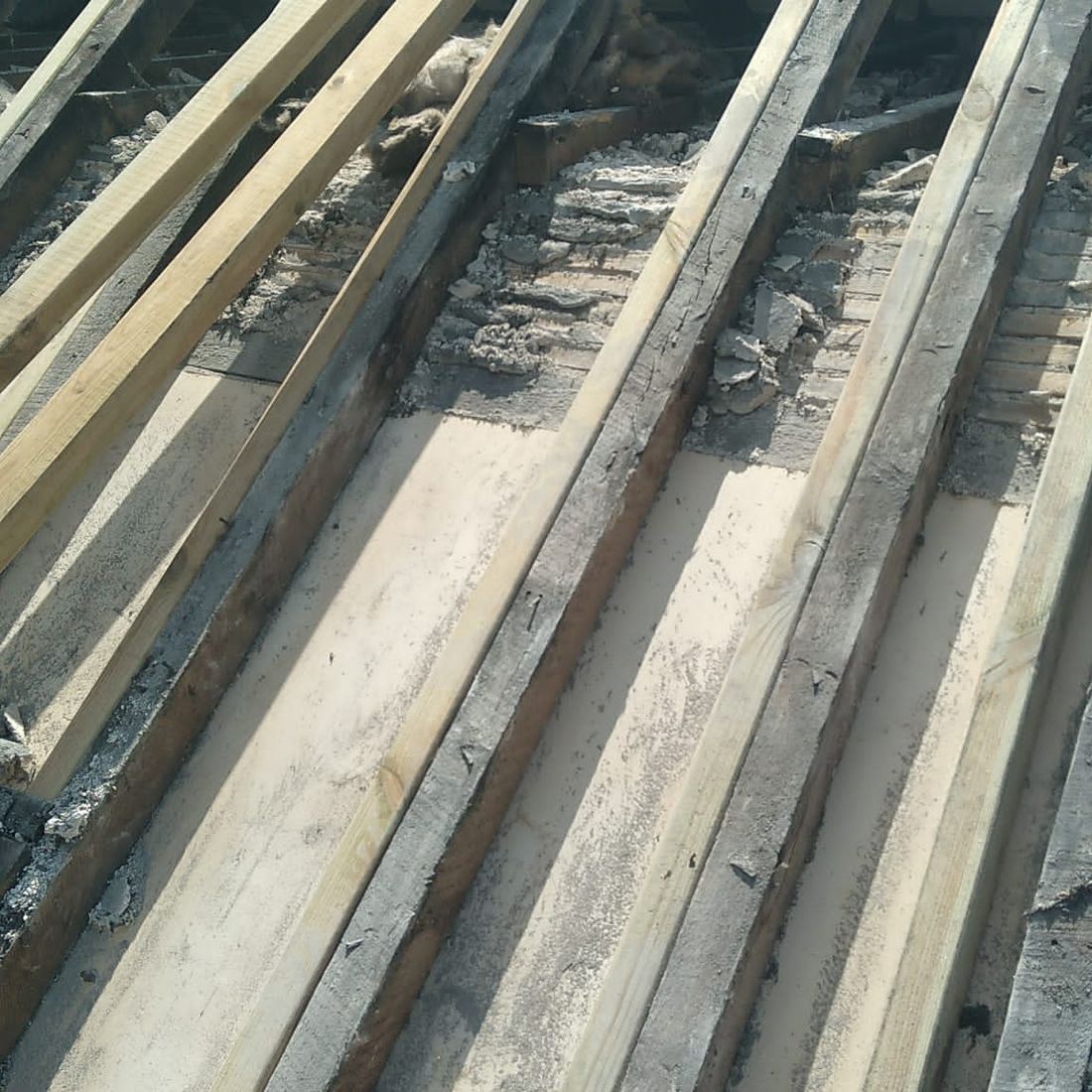 new tiled roof