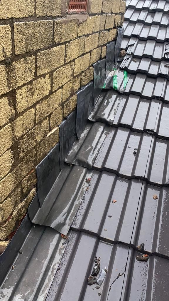 new tiled roof