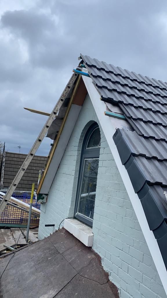 new tiled roof