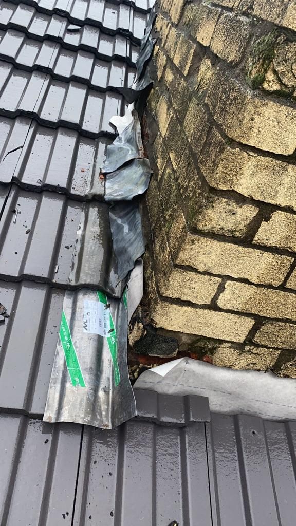 new tiled roof