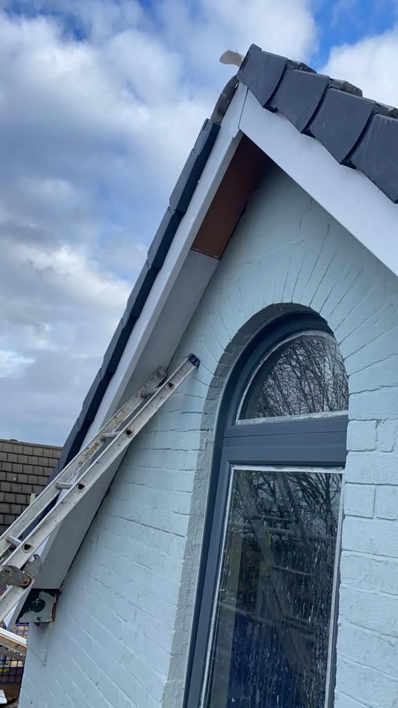 new tiled roof