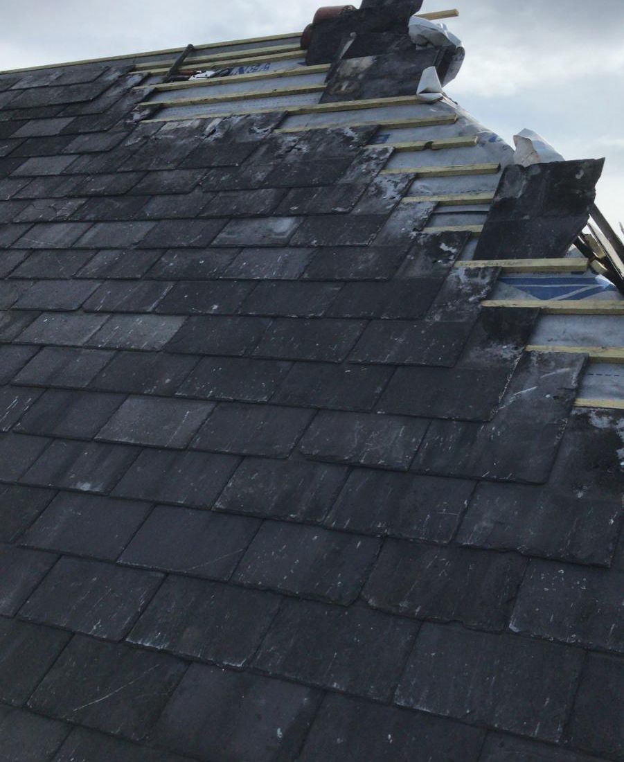 slate roof