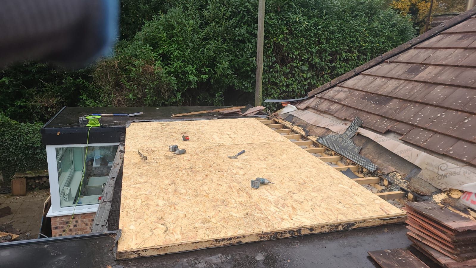 flat roof