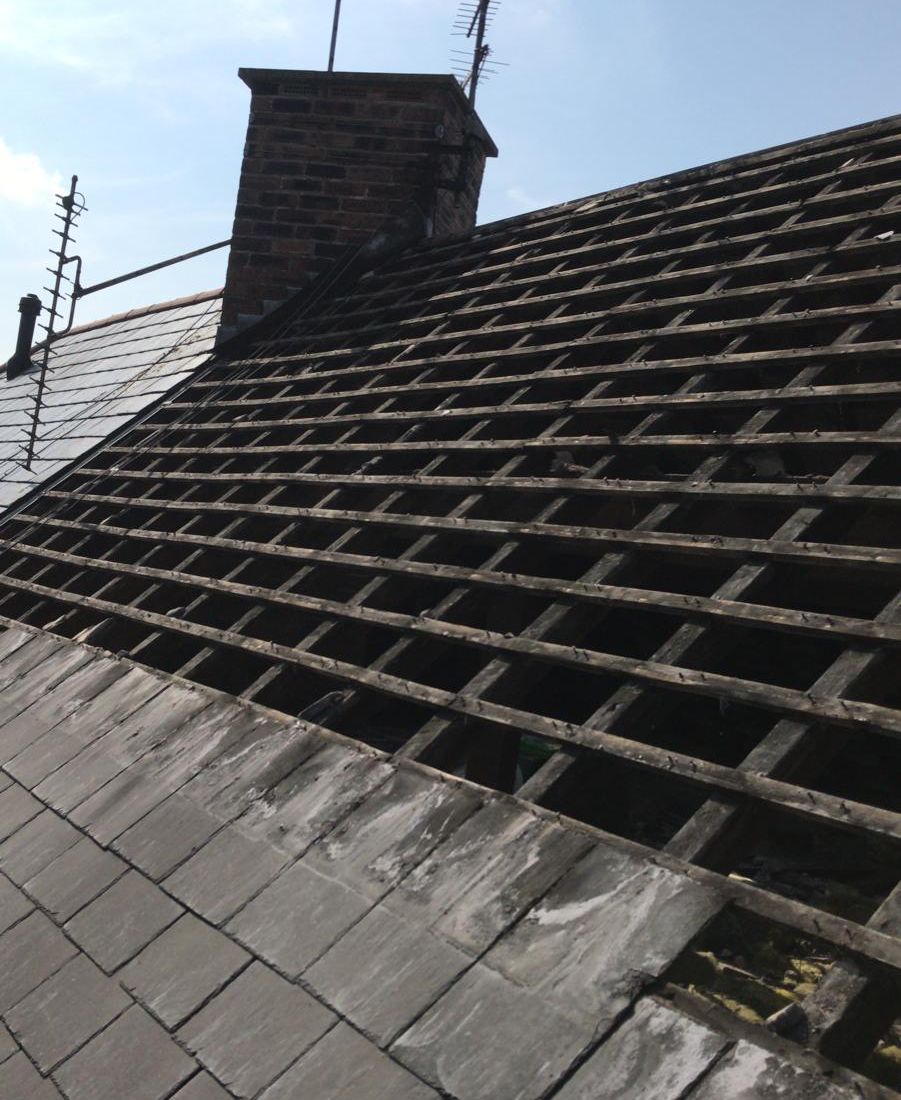 slate roof
