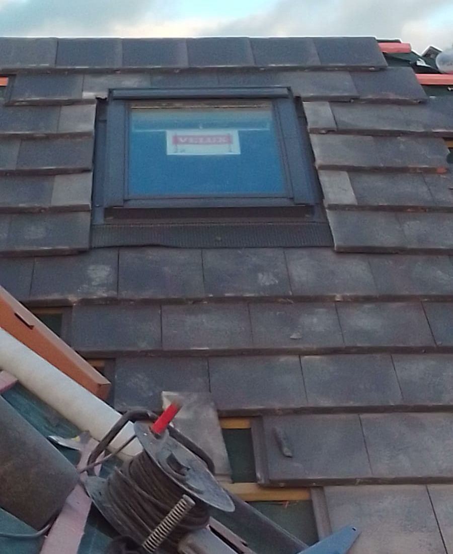 roof and velux window
