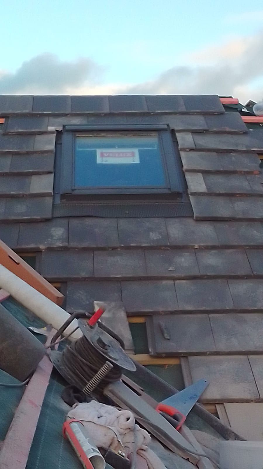 roof and velux window