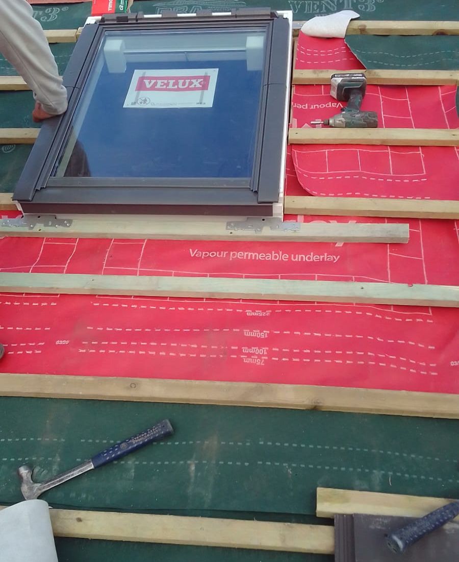 roof and velux window