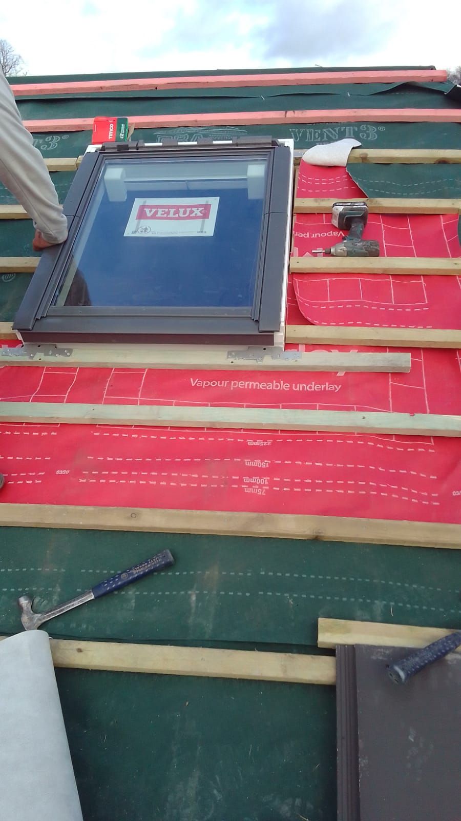 roof and velux window