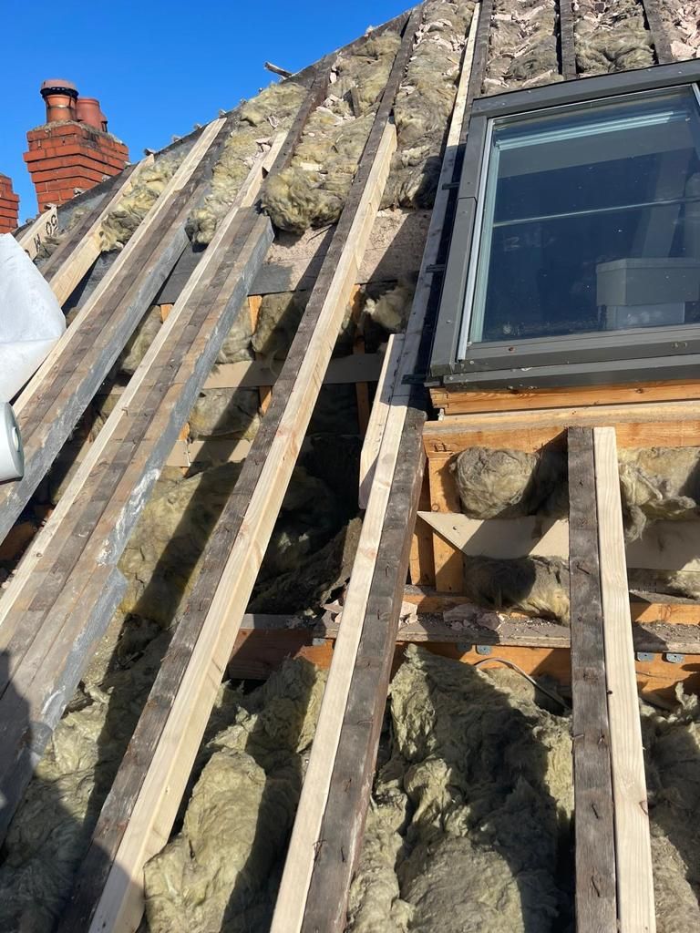 new tiled roof