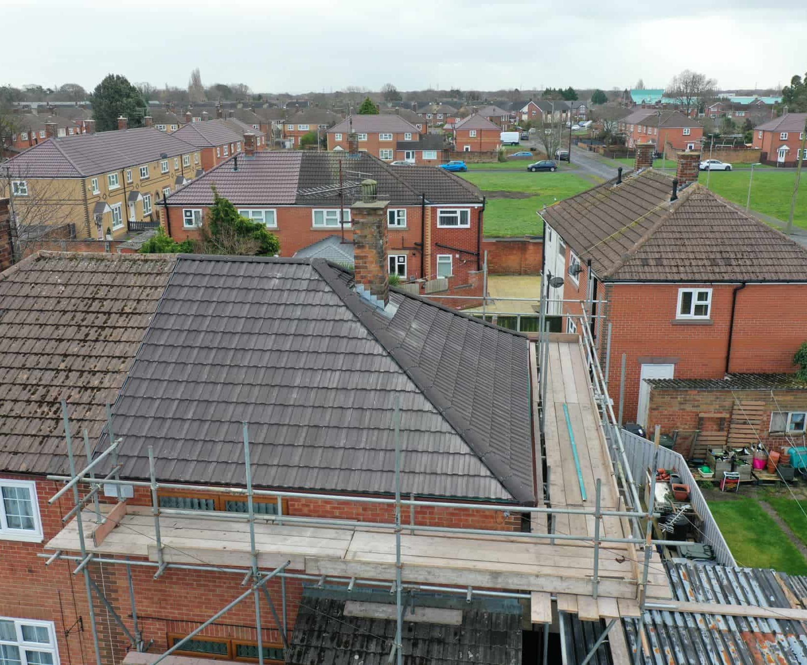 pitched roof