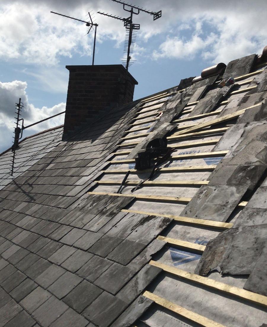 slate roof